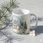 Schneehütten-Glüh-Szene Kaffeetasse