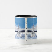 Schneeiger Winter-Becher Bright Tasse (Zentrum)