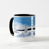 Schneeiger Winter-Becher Bright Tasse (Vorderseite Links)