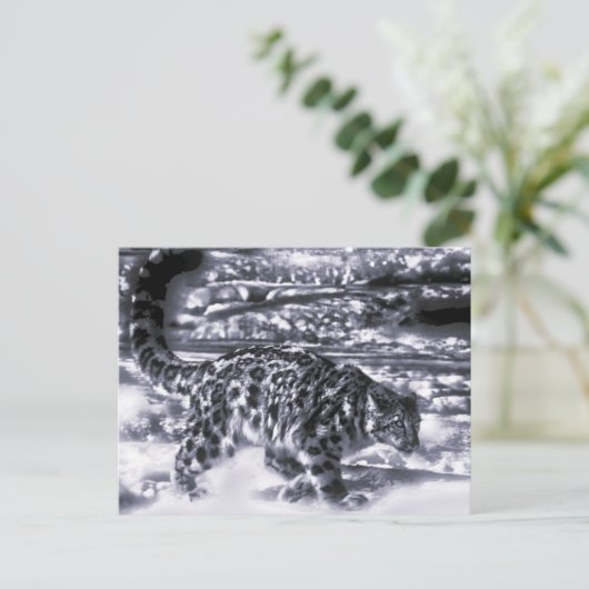 Schneejäger 3 postkarte (Stehend Vorderseite)