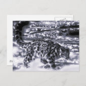 Schneejäger 3 postkarte (Vorne/Hinten)