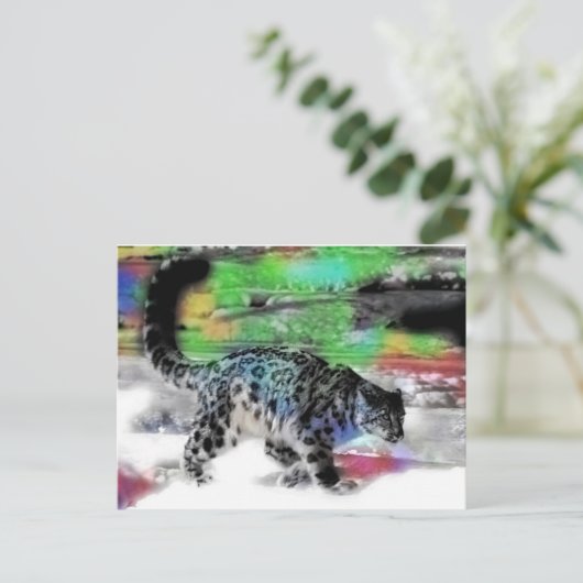 Schneejäger 5 postkarte (Stehend Vorderseite)