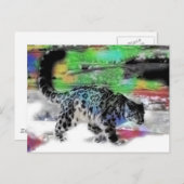 Schneejäger 5 postkarte (Vorne/Hinten)