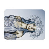 Schneejungfrau Magnet (Horizontal)