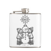 Schneejungs Flachmann (Vorderseite)