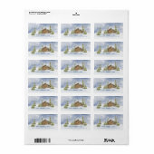 Schneekabine Adressaufkleber (Vorne)