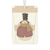 Schneekaffee Autolufterfrischer (Rückseite)