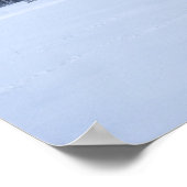 Schneekalte Winterlandschaft 8 Poster (Ecke)