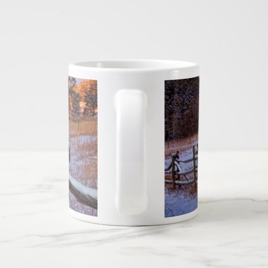 Schneekanal Jumbo-Tasse (Rückseite)
