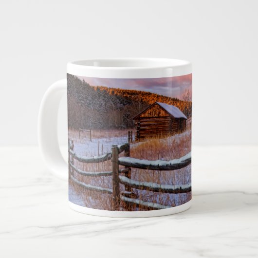 Schneekanal Jumbo-Tasse (Vorderseite Links)
