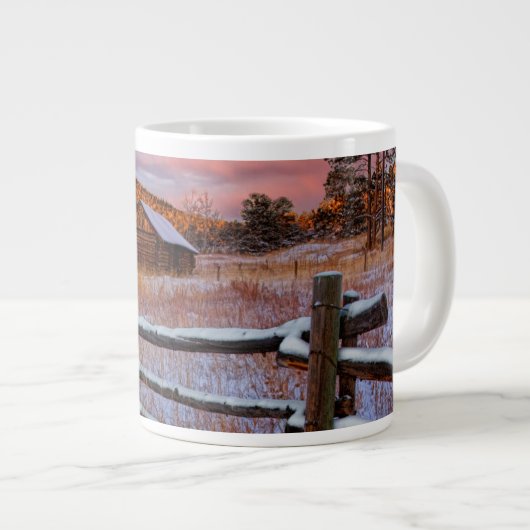 Schneekanal Jumbo-Tasse (Vorderseite Rechts)