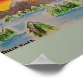 Schneekanal-Plexiglas Poster (Ecke)