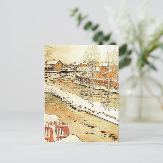 Schneekanal Postkarte (Stehend Vorderseite)