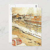 Schneekanal Postkarte (Vorne/Hinten)