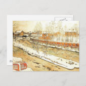 Schneekanal Postkarte (Vorne/Hinten)