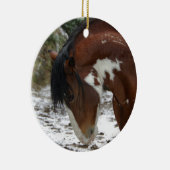 Schneekanieren Keramik Ornament (Rechts)