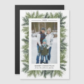 Schneekaninchen Magnetfotokarte Magnetkarte (Vorne/Hinten)