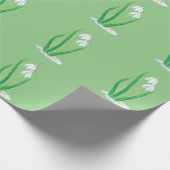 Schneekanonen (Galanthus nivalis) Geschenkpapier (Ecke)