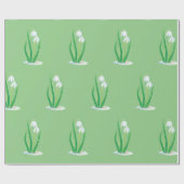 Schneekanonen (Galanthus nivalis) Geschenkpapier (Flach)