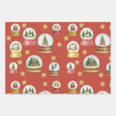 Schneekanonen Geschenkpapier Set (Vorderseite 3)