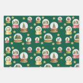 Schneekanonen Geschenkpapier Set (Vorderseite 2)