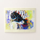 Schneekatze Puzzle (Horizontal)