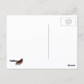 Schneekatzen und trostlose Frühlingsblüte Postkarte (Rückseite)