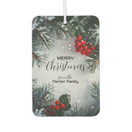 Schneekiefern, Holly Berries, ohne Foto Autolufterfrischer