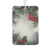 Schneekiefern, Holly Berries, ohne Foto Autolufterfrischer (Rückseite)
