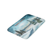 Schneekiefern in der Nähe des Sees Badematte (Schrägansicht)