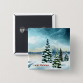 Schneekiefern in der Nähe des Sees Button (Vorne & Hinten)