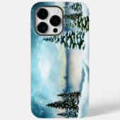 Schneekiefern in der Nähe des Sees Case-Mate iPhone Hülle (Rückseite)
