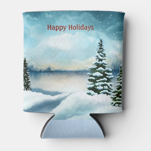 Schneekiefern in der Nähe des Sees Dosenkühler (Vorderseite)