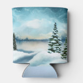 Schneekiefern in der Nähe des Sees Dosenkühler (Rückseite)