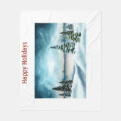 Schneekiefern in der Nähe des Sees Fleecedecke (Vorderseite)