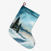 Schneekiefern in der Nähe des Sees Großer Weihnachtsstrumpf (Vorderansicht (hängend))