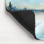 Schneekiefern in der Nähe des Sees Mousepad (Ecke)