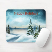 Schneekiefern in der Nähe des Sees Mousepad (Mit Mouse)