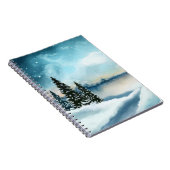 Schneekiefern in der Nähe des Sees Notizblock (Rechte Seite)