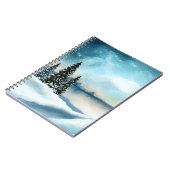 Schneekiefern in der Nähe des Sees Notizblock (Linke Seite)