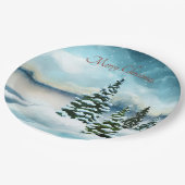 Schneekiefern in der Nähe des Sees Pappteller (Schrägansicht)