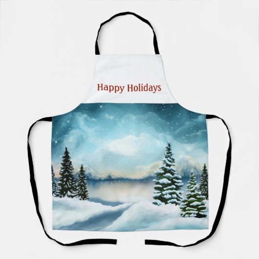 Schneekiefern in der Nähe des Sees Schürze (Vorderseite)