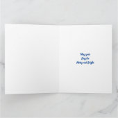 Schneekinder geklappte Grußkarte Karte (Innenseite)