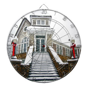 Schneekirche Dartscheibe