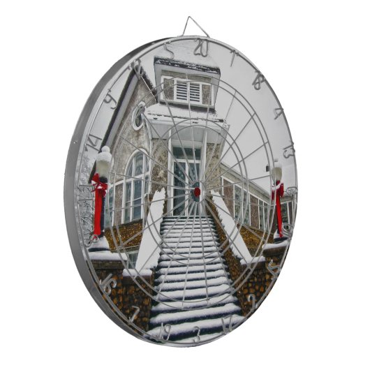 Schneekirche Dartscheibe (Vorderseite Links)