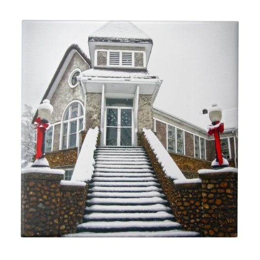 Schneekirche Fliese (Vorderseite)