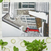 Schneekirche Handtuch (Gefaltet)