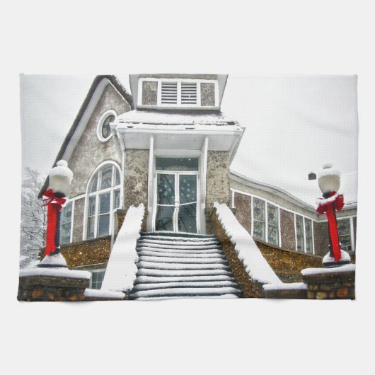 Schneekirche Handtuch (Horizontal)