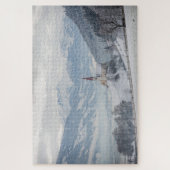 Schneekirche in Zillertal im Winter Puzzle (Vertikal)