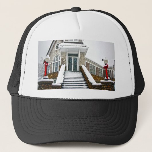 Schneekirche Truckerkappe (Vorderseite)